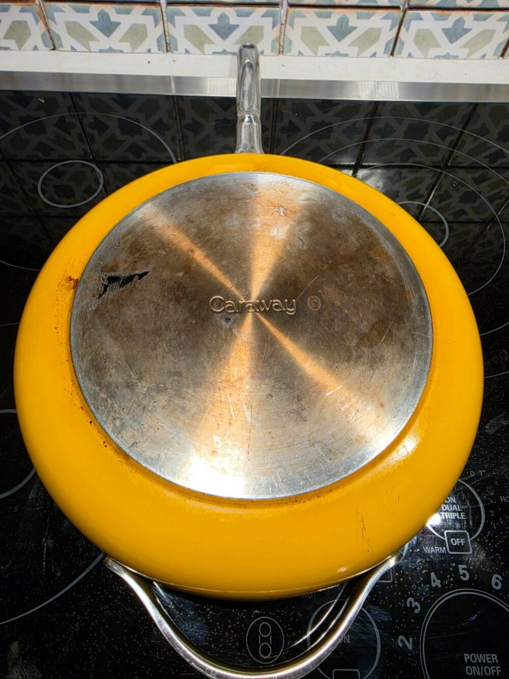Caraway 12" Ceramic Fry Pan with Lid - EUC - Picture 5 of 12